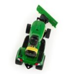 1/16 Big Farm John Deere X758 Lawn Mower with Blade and Cart - Image 3